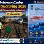 Pointsmen Cadre Restructuring 2026